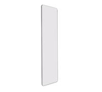 Emuca - Pull-out mirror for inside wardrobe Quartz, with 180° rotation, 1.000x300mm, Aluminium, glass and steel, Titanium