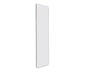 Emuca - Pull-out mirror for inside wardrobe Quartz, with 180° rotation, 1.000x300mm, Aluminium, glass and steel, Titanium