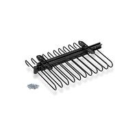 Emuca Pull-Out Trouser Rack, Black Painted, Steel