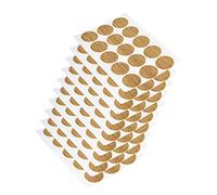 Emuca - Self Adhesive Screw Cover Cap, Oak, Set of 150 Pieces, Ø20mm (0,8 inch)