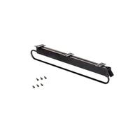 Emuca Self Extractable Hanger For Very Deep Wardrobes, 800, Black Painted, Steel And Plastic