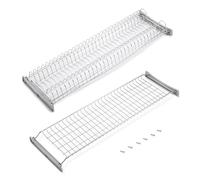 Emuca Suprastar Dish Drainer for high, 900mm, Grey Metallic, Steel, Chrome, Module 90cm