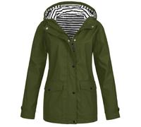 EMUKFD Ladies Summer Jackets Outdoor Soft Shell Rain Coats Pac A Mac Ladies Light Summer Hooded Jackets Vacation Walking Raincoat Running Cycling Jacket Plus Size Camping Trekking Windbreaker AG