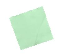 EMUKOEP 100 Pcs 6 X 8 Cm Glass Cleaning Cloth Double-Sided Velvet Gold Silver Jewellery Cleaning Cloth Fruit Green