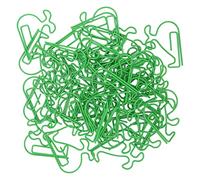 EMUKOEP 100 Pieces Office Clamp in Whale Appearance, Exquisite Slip Resistance, Cute Clips For Office, School, Green