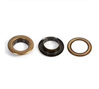 EMUKOEP 100 Round Bronze Gold Ojales Game, Leather Craft Decoration, 10mm (12mm 20Set)