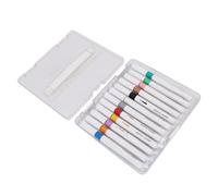 EMUKOEP 12 Vibrant Colors Acrylic Painting Pen Set, Professional Art Craft Kit for Multiple Surfaces, Suitable for Various Projects, Painting Pen Set