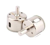 EMUKOEP 13 * 8 * 5 Bit Drill 2pcs Set 38mm45mm Coated Marble Ceramic Tile Hole Saw Drill Bits Set Tool