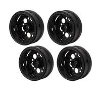 EMUKOEP 2.2 Inch Beadlock RC Carbon Fiber Wheel Rim Kit Lightweight and Durable, Crafted to Mimic Real Climbing Vehicles, Fits Popular 1/10 Scale Simulated Crawling Platforms
