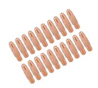 EMUKOEP 20Pcs M6 Copper Contact Tip Binzel 24KD MIG/MAG Welding Torch 0.8/1.0/1.2mm (1.0)