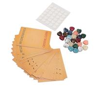 EMUKOEP 24 Piece Valentine Card with Crystals, Heart Shaped Crystals, Love Greeting Cards with Complete Set, High Quality Materials, Easy to Use as a Valentine's Exchange Card