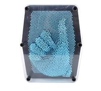 EMUKOEP 3D Pin Art Board, Innovative Toy for Autistic Kids and Adults, Relieve Stress with 3D Sculptures, Ideal for Home and Office Decor (18x14.5x5.5cm / 7.1x5.7x2.2in)