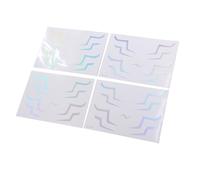 EMUKOEP 4 Pcs Temporary Anime Stickers, Movie and Cosplay Themed Temporary Body Stickers, Cool Anime Designs for Costume Accessories, Ideal for Cosplay Events and Fan Gatherings (WS LS 053)