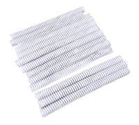 EMUKOEP 50 Pcs Spiral Coupling Coil, 19 Mm diameter, 48 cycles, Part 4: 1, 170 Sheet Capacity, A4 connector parts (White)