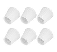 EMUKOEP 6pcs Lampshade Cover Light Shade Replacement for E14 Bulb Made of Selected Cloth with Lace Side Design for Bedroom Lobby Study Hotel Studio