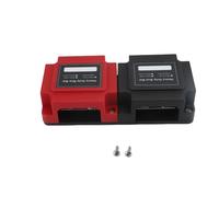 EMUKOEP 8 Studs Junction Block, Bus Bar Power Distribution Terminal with 8xm10 Copper Terminals for DC 12-48V Automotive RV Marine (Red+Black)