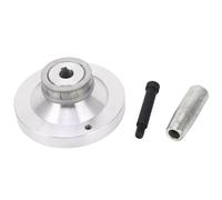 EMUKOEP 80 Mm Aluminum Alloy Hand Torn Steering Wheel with a Creek for Mini Lathes 7x12 7x14 0618 CJ18A