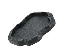 EMUKOEP ABS Resin Reptile Bowl, Lizard Feeder for Small Pets, Durable and Easy to Clean, Ideal for Lizards, Geckos, Snakes, and Other Reptiles (M)