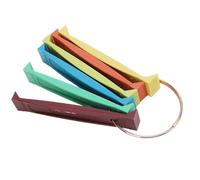 EMUKOEP AC Fin Comb Set 12 Specifications ABS Condenser Evaporator Ring Fin Comb Coil Straightener Straightening Tool with 6 Colors for Air Conditioner Cleaning Maintenanc
