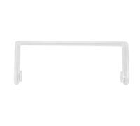 EMUKOEP Acrylic Paper Towel Holder, Self-Adhesive Shelf Under the Cabinet, Horizontal Vertical Roll Dispenser for Kitchen and Bathroom, Fits Interior Decoration (Transparent)