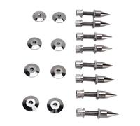 EMUKOEP Adjustable Pure Copper Speaker Isolation Spikes, Speaker Shock Absorbing Feet, Clean Sound for CD DVD Subwoofer Musical Instrument, 8 Pack
