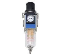 EMUKOEP Air Compressor Filter High Precision Automatic Block Pressure Regulator with 10 Cc Cup Capacity Indicator (GFR200-08)