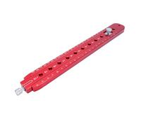 EMUKOEP Aluminium Construction Wooden Compass Scriber, Accurate Scale, Versatile, Sturdy Drawing, 300 mm Metric Imperial Ruler, Arch Drawing, Drawing Tool, Circle Maker