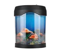 EMUKOEP Aquarium Starter Kit with Color Changing LED Light, Acrylic Material, Modern Style, Indoor/Outdoor Use, Fish Tank