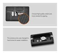 EMUKOEP Arrow Storage Case Plate with 1/4 Inches Screw Assembly for SLR Camera with Ark Tripod Bola Head Monopod (PU60)