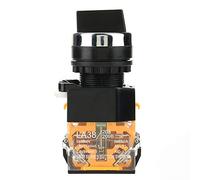 EMUKOEP Automatic Restart Selector 8 * 4 * 3 22 Mm Momentary Switch of the Automatic Selector of 2 Positions LA38-11x22 R