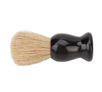 EMUKOEP Beard Brush for Men, Shaving Brush, Foam Brush, Black Handle, Shaving Brush with Artificial Hog Bristles, Men's Shaving, Beard Brush, Facial Beard Cleaning for Men