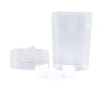EMUKOEP Bird Water Dispenser Automatic Feeding Bowl, Transparent Bottle Drinker for All Types of Birds (Large Size)