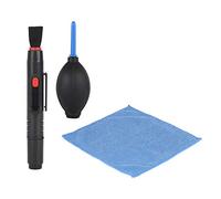 EMUKOEP Camera Lens Cleaning Brush Cloth Kit Microfiber Cleaner Set Durable Portable for DSLR Cameras 3Pcs/Set