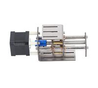 EMUKOEP CNC z Axes Sliding Board Set 100mm A Sprinkle Small Transmission Module Linear Stage Acts 12V