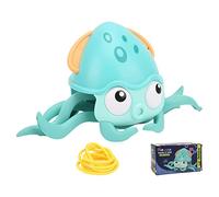 EMUKOEP Cute Octopus Toy Imagination Birthday Gift Beach Bath Toy for (Blue)