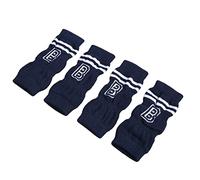 EMUKOEP Dog Elbow Protector, 4 Units, Joint Protection, Dirt-Resistant, Elegant Letters, Pet Elbow Protector (L)