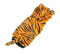 EMUKOEP Dog Tiger Hoodie Soft Polyester Cotton Warm Winter Sweatshirt for Beagle Rottweiler Mix for Indoor Outdoor Sun Protection (L)