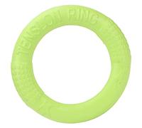 EMUKOEP Dog Training Pull Ring Elastic EVA Exercise Toy for Puppy Jumping Running Training with Lightweight Durable Material for Interactive Fitness Play (Green Small Size)