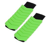 EMUKOEP Durable Silicone Wrist Ankle Weight Belt 2 in 1 Set Waterproof Wristband for Aerobic Exercise (Green)