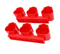 EMUKOEP Electric drill battery holder, wall mounted storage rack for M12