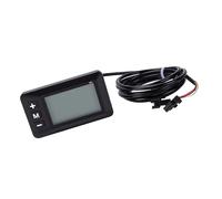 EMUKOEP Electric Scooter LCD Display Meter Scooter Control Panel LCD Screen Bright Easy to Read Real Time Speed Battery Levels ABS Shell with SM Connector for Modificat