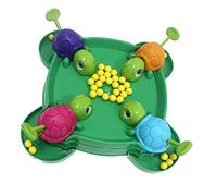 EMUKOEP Hungry Board Game, Simple Set Up Socialization Game For Kids, Promote Communication, 4 Players (72 Peas)