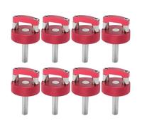 EMUKOEP JK JL JT Hardtop Quick Release Fastener Aluminum Alloy Thumb Screw D Ring Kit, Integrated D Ring Attachment, 6 Thumb Screws, Adhesive Tapes