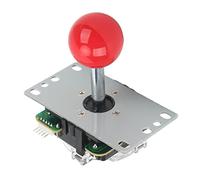 EMUKOEP Joystick Game Fighting Stick 3D Joystick with Protective Pads for Fighting Game Consoles (Red)