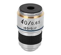 EMUKOEP Microscope Objective Lens, 40X Achromatic Biological with Thread for Wide Application