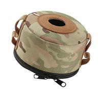 EMUKOEP Mini Gas Tank Case Gas Cylinder Case Protective Cover Universal Size with Side Webbing for Outdoor Camping Storage Travel Hiking Accessories (Small Flat Can)