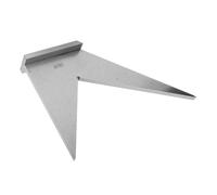 EMUKOEP Multi Angle Miter Square, 30 45 90 120 Degree DIN 875 2 Standard Angle Ruler, with Stable Base for Machinist Engineer Measurement