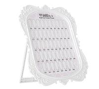 EMUKOEP Nail Stand Nail Color Display Book 24x19x1 Nail Art Display Stand Flower 48 Colors Nail Polish Gel Card Nail Practice Manicure Tool