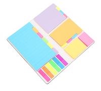 EMUKOEP Note Set, Repasteable Note Pads with Leather Cover for Work Records Business Gifts