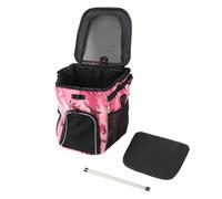 EMUKOEP Outdoor Travel Dog Backpack Dog Bike Basket Waterproof and Comfortable for Traveling Blue 11.42x11.81x14.57 Inch (#3)